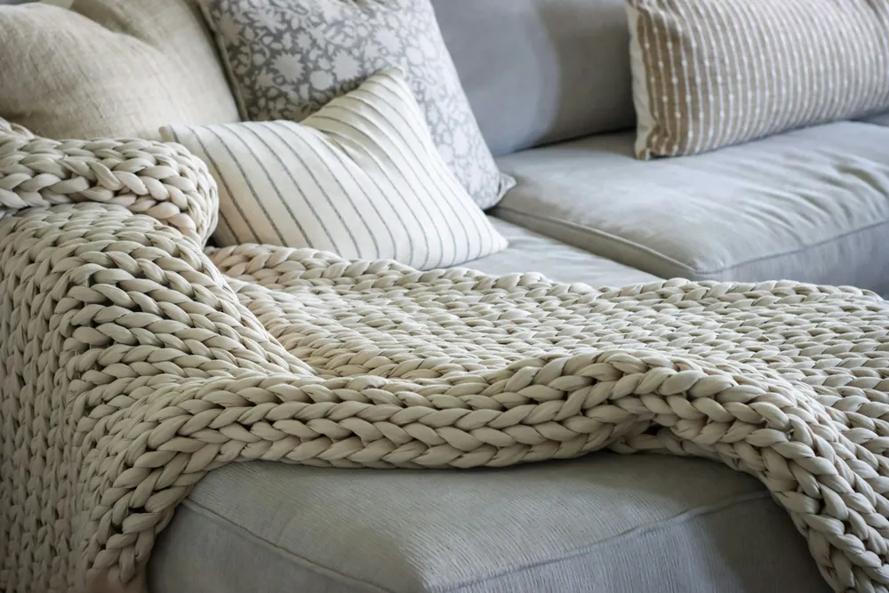 Photo of a similar item: Barefoot Dreams CozyChic Throw, Stone, 54 x 72 in