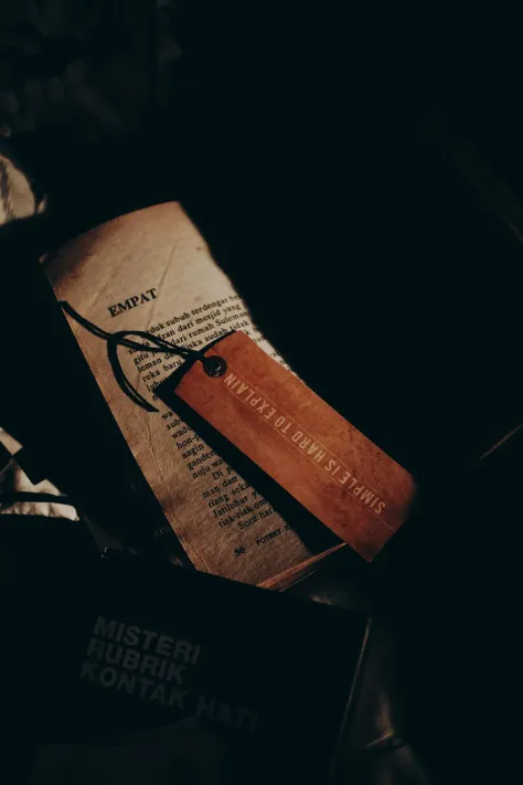 Photo of a similar item: MIXVOVA Stitched Faux Leather Bookmarks with Tassels, 6-Pack
