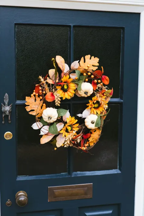 Photo of a similar item: CIR OASES Harvest Fall Wreath, 20 in