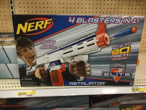 Photo of a similar item: Nerf Elite 2.0 Trailblazer RD-8 Blaster