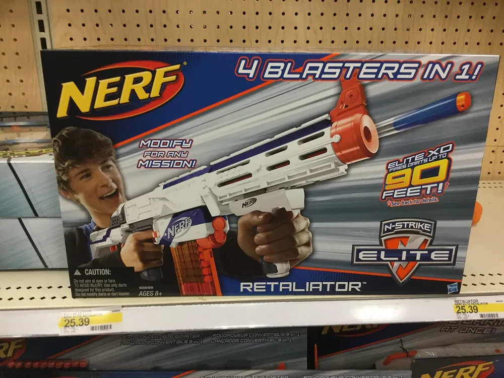 Photo of a similar item: Nerf Elite 2.0 Trailblazer RD-8 Blaster