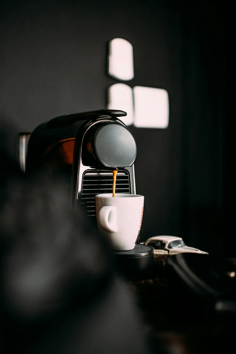 Photo of a similar item: Nespresso Vertuo Pop+ Coffee and Espresso Machine by De'Longhi, Black