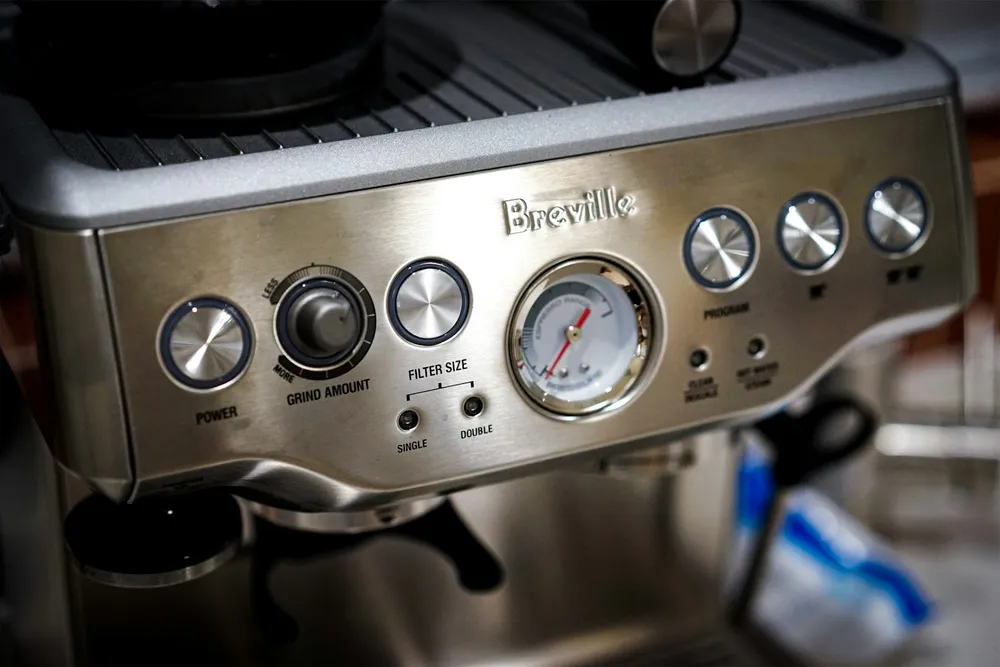 Photo of a similar item: Breville Bambino Plus Espresso Machine, Brushed Stainless
