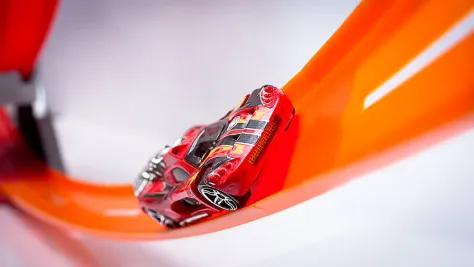 Photo of a similar item: Hot Wheels Spiral Speed Crash Track Set