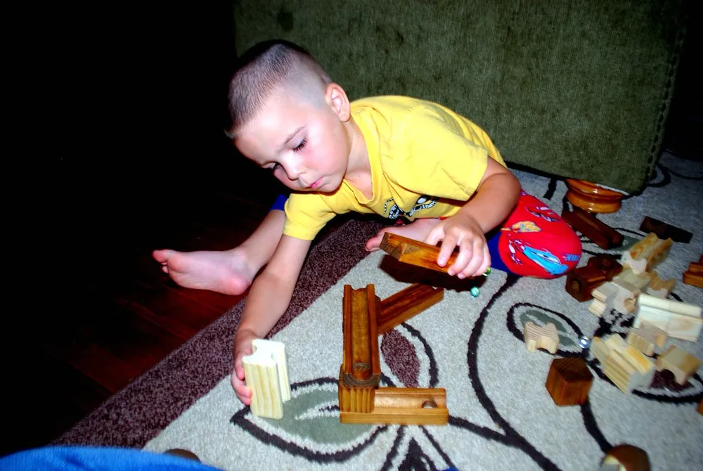 Photo of a similar item: ThinkFun Gravity Maze Marble Logic Game