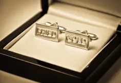 Photo of a similar item: LeCalla 925 Sterling Silver Love Knot Cufflinks