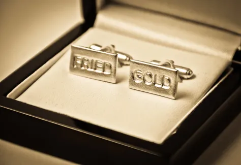 Photo of a similar item: LeCalla 925 Sterling Silver Love Knot Cufflinks