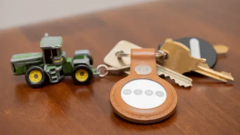 Photo of a similar item: Belkin AirTag Holder with Key Ring