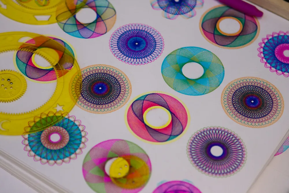 Photo of a similar item: Spirograph Deluxe Set