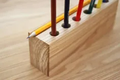 Photo of a similar item: TESLYAR Wood Phone Docking Station