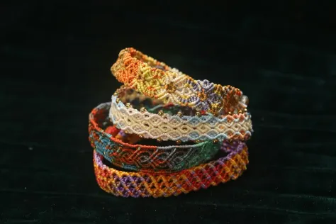 Photo of a similar item: LanMa Woven Friendship Bracelets, 12-Pack