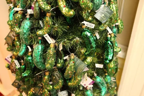 Photo of a similar item: Old World Christmas Pickle Glass Blown Ornament