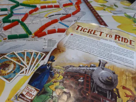 Photo of a similar item: Ticket to Ride Board Game