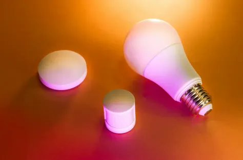 Photo of a similar item: Philips Hue White and Color Starter Kit, 2 Bulbs + Bridge