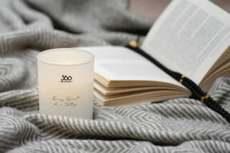 Photo of a similar item: GOPAS Old Book Scented Candle, 4 oz