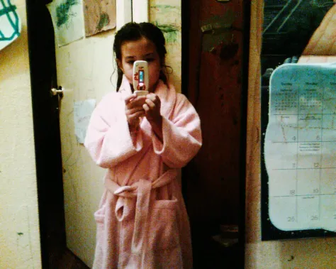 Photo of a similar item: Barefoot Dreams CozyChic Robe, Slate Blue